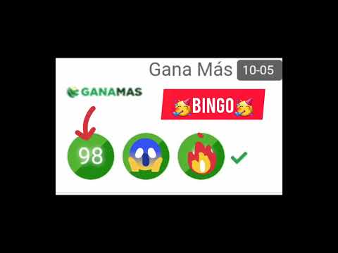 haora en la gana mas bingo 98 y super pale 8998 real y gana mas