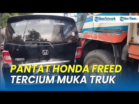Kemacetan Panjang Jl AP Pettarani Makassar Sulawesi Selatan Akibat Freed Senggolan Truk