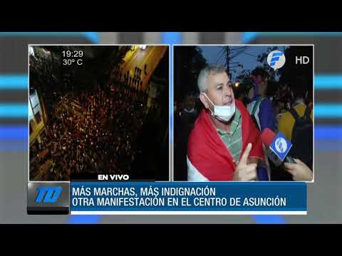 Cuarto día del Marzo paraguayo de Mario Abdo Benítez