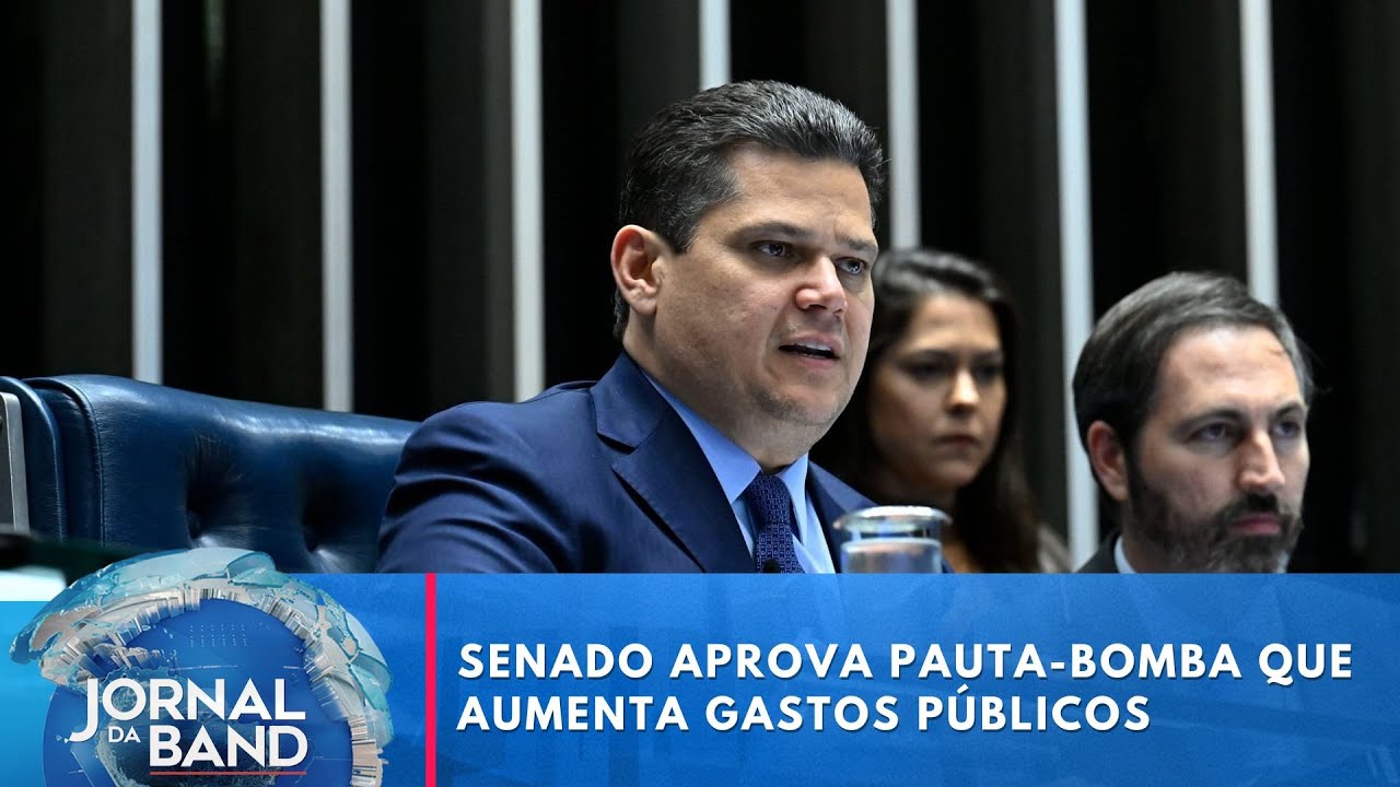 Senado aprova pauta bomba que aumenta gastos públicos | Jornal da Band