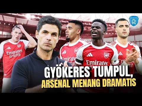 Gyökeres Mlempem, Arsenal Tetap Menggila! 2 Gol Bunuh Diri Wolves Antar The Gunners Menang Dramatis