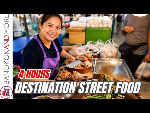 STREET FOOD Destination Thailand 🇹🇭 | 4 Hours of Markets & Local Life
