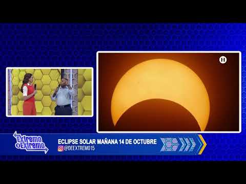Ing. Francisco Holguín habla del eclipse solar de mañana 14 de octubre | Extremo a Extremo