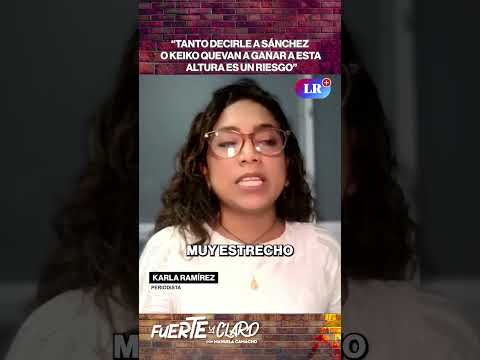 "TANTO DECIRLE A SÁNCHEZ O KEIKO QUE VAN A GANAR A ESTA ALTURA ES UN RIESGO" #shorts