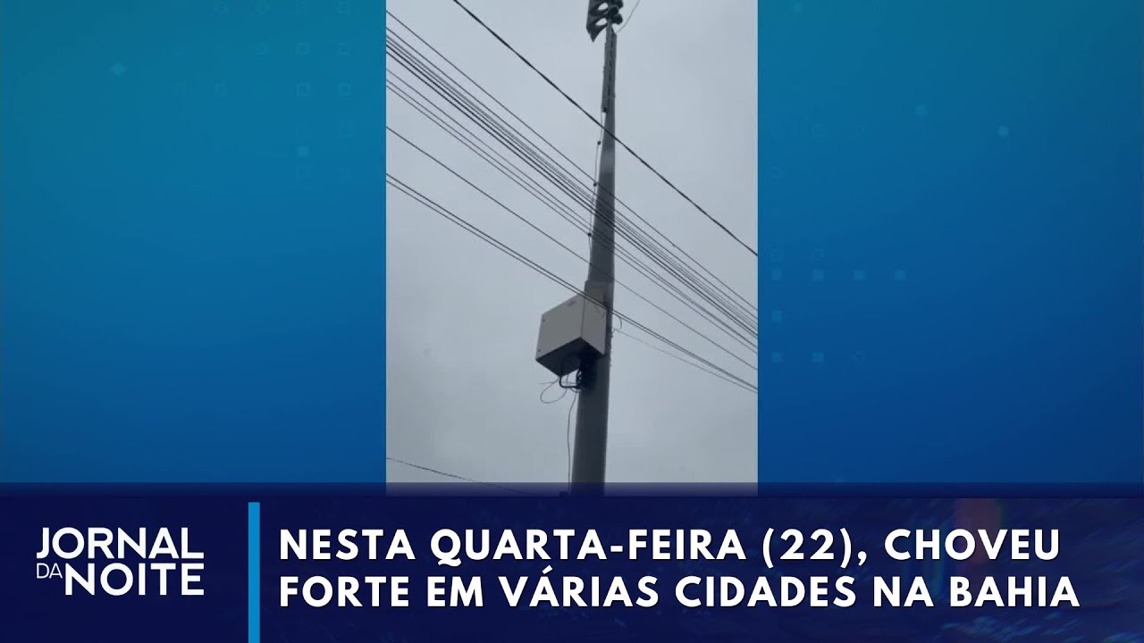 Temporal: sirenes são acionadas em Salvador (BA)