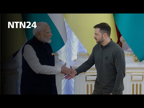 Zelenski recibió al primer ministro de India para impulsar el fin de la guerra con Rusia