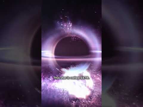 This Star Races Around a Black Hole at 30 Million Km/h 🚀✨ #shorts #cosmos #space #astronomy