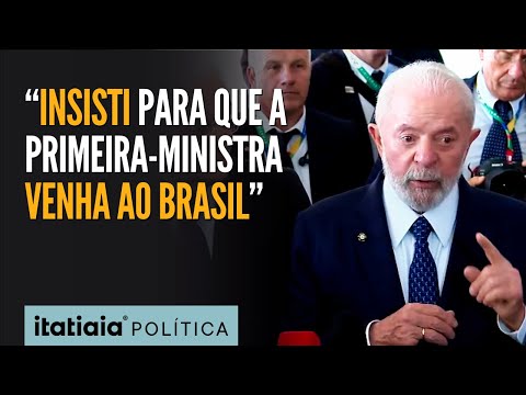 LULA REVELA CONVITE PARA PRIMEIRA-MINISTRA ITALIANA, GIORGIA MELONI, VIR AO BRASIL