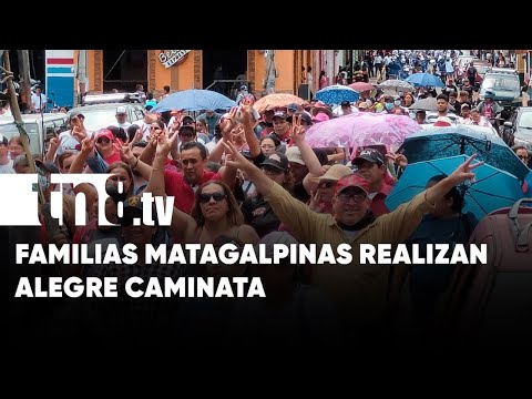 Matagalpa realiza caminata en respaldo al Frente Sandinista - Nicaragua