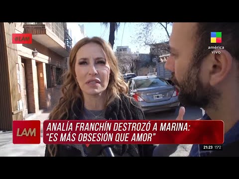 Analía Franchín DESTROZÓ a Marina Calabró: Es más obsesión que amor