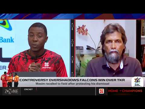 Controversy overshadows Falcons win over Trinbago Knight Riders | SportsMax Zone