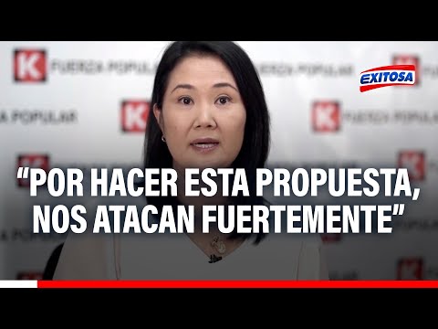 Keiko Fujimori considera que la “atacan” por proyecto de ley sobre medicamentos genéricos