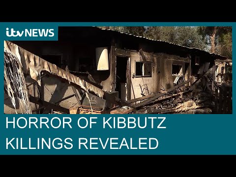 Aftermath of kibbutz where Hamas murdered Israelis revealed | ITV News