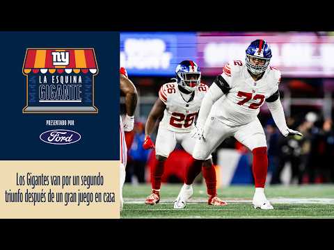 Los Gigantes Van Por Un Segundo Triunfo Después de Un Gran Juego en Casa | La Esquina Gigante