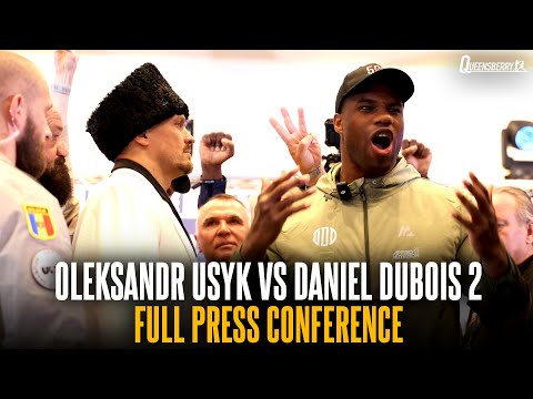 Oleksandr Usyk vs Daniel Dubois Final Press Conference & EXPLOSIVE Face Off 🔥