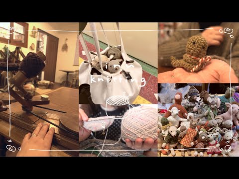 vlog🧶編み会に行く/テストニットに参加/年末編んだ靴下紹介/2025年もたくさん編みます！