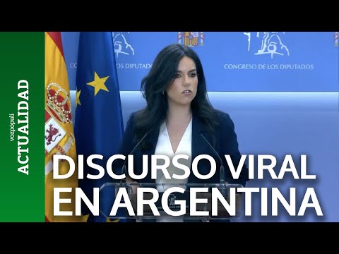 Millán (Vox) se hace viral en Argentina por esto de Sánchez y Milei