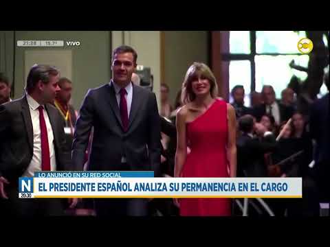 El presidente español analiza su permanencia en el cargo ?N20:30?24-04-24