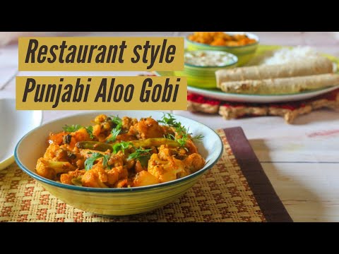 Restaurant punjabi aloo gobi recipe-aloo gobi punjabi dhaba style recipe-Kalimirch by Smita
