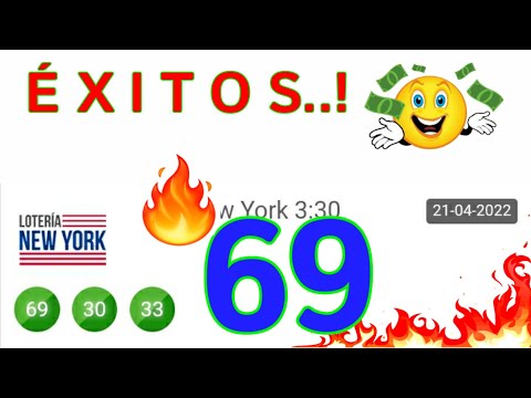 Exitos Hoy..! (( 69 )) BINGO loteria NEW YORK TARDE/ NÚMEROS que MÁS SALEN éste DÍA/ SORTEOS de HOY