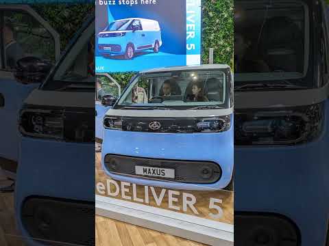 EVs at the Commercial Vehicle Show 2024. About half the vehicles were electric!