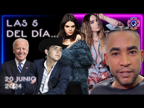 LAS 5 DEL DI?A CHISMES: DON OMAR, KENDALL JENNER, JOE BIDEN,, NODAL, BELINDA, BAD BUNNY