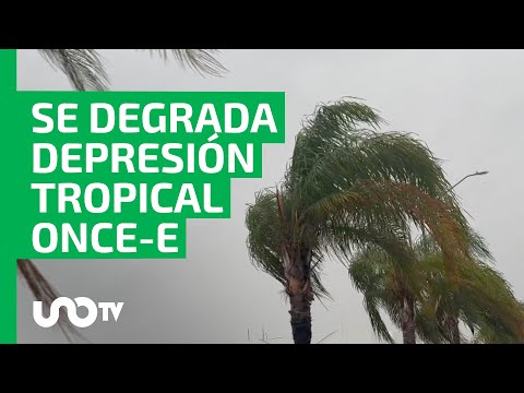 Se degrada depresión tropical Once-E, pero sigue causando estragos: alertan por lluvias