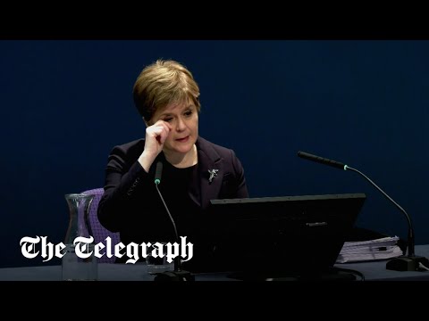 Nicola Sturgeon cries giving evidence at Covid Inquiry