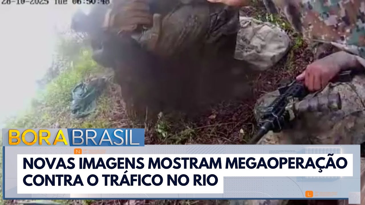 Novas imagens mostram megaoperação contra o tráfico no Rio