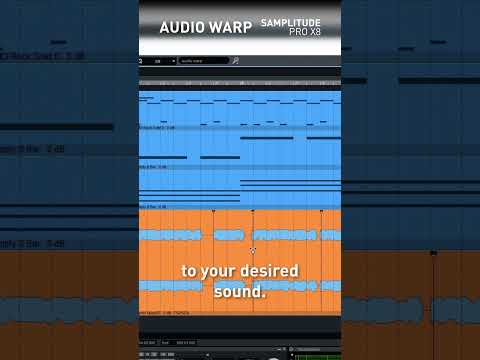 Samplitude Pro X8: AudioWarp explained #samplitude #samplitudeprox8 #Magix #audiowarp