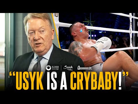 Frank warren labels usyk a cry baby with a key weakness & says tyson fury will expose it on may 18 🥶