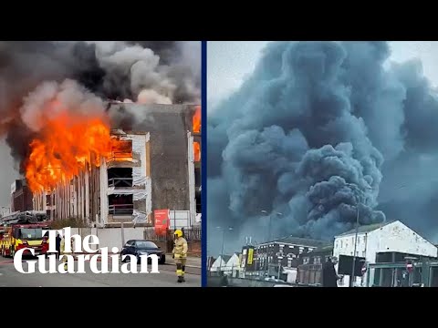 Huge fire breaks out in Liverpool city centre