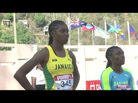 CARIFTA Games 2024 Grenada | Girls 100 Meter Hurdles Under 20 Final