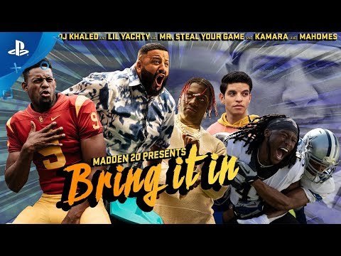 Madden NFL 20 - Trailer de Lançamento Bring It In ft. Patrick Mahomes, DJ Khaled, e Lil Yachty | PS4