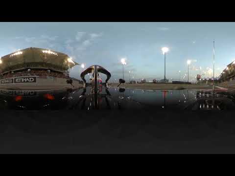 Hulkenberg Barrel Rolls Out of the Race (360 Video) | 2018 Abu Dhabi Grand Prix