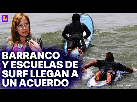 Escuelas de surf podrán funcionar en Barranco: Estos son los acuerdos con la alcaldesa