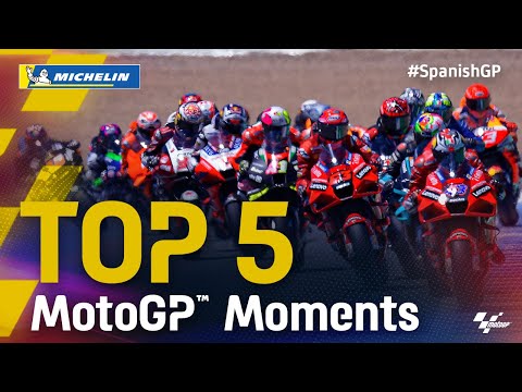 Top 5 MotoGP? Moments by Michelin | 2021 #SpanishGP