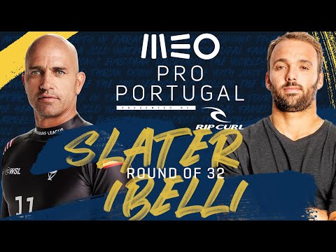 Surfing🌅🌊 Kelly Slater vs Caio Ibelli MEO Pro Portugal - Round of 32 Full Heat Replay