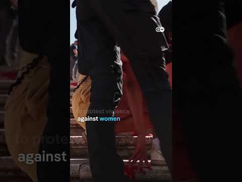 Activists pour red paint down Rome's famed Spanish Steps | DW Shorts