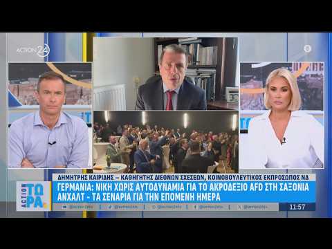 Δημήτρης Καιρίδης για AfD: «Το ευρωπαϊκό πολιτικό κέντρο δέχτηκε ένα τεράστιο χαστούκι»