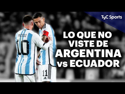 FIESTA ARGENTINA v ECUADOR  GOLAZO DE MESSI, EL CUTI ROMERO OVACIONADO, LOCURA DE LOS HINCHAS Y MÁS