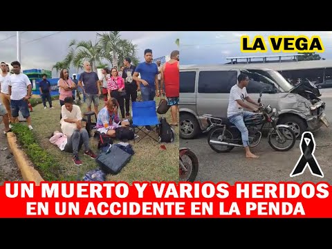 OCURRE AHORA : En La Autopista Duarte, La Penda Dos Vehículos Involucrados