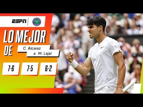 ¡CARLOS ALCARAZ COMENZÓ CON ÉXITO LA DEFENSA DE SU TÍTULO EN WIMBLEDON! | RESUMEN