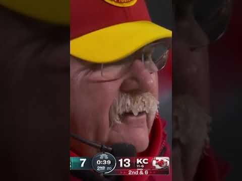 + ¿No estarás exagerando con eso del frío?  - A Andy Reid se le ha congelado el bigote #NFLenDAZN