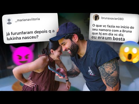 RESPONDENDO PERGUNTAS PRO CASAL -  ALGUMAS PICANTES E POLÊMICAS 😮