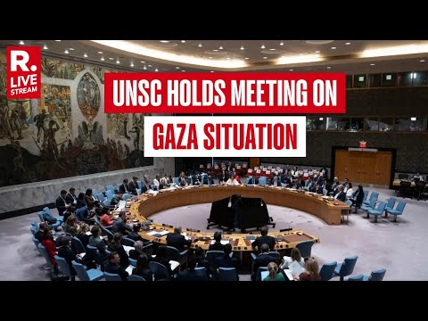 LIVE: UNSC Holds High-Level Meeting On Gaza Situation | Israel- Hamas War | Middle East