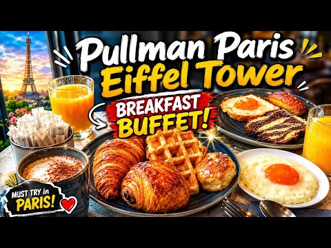“Inside Paris” Most Famous Hotel Breakfast 🥞 🍳 Pullman Tour Eiffel