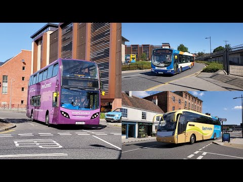 Buses at Lincoln Central Bus Station (02/09/2023)