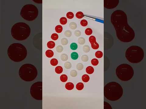 🔴⚪🟢 #art #youtubeshorts #coloring #asmr