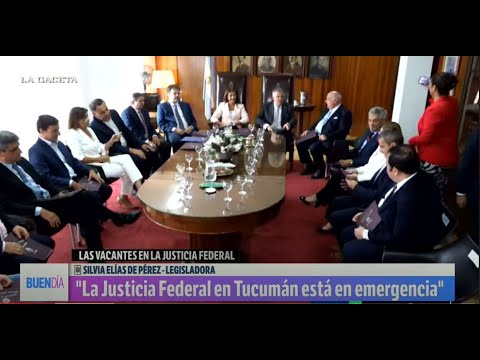 Silvia Elías de Pérez: La Justicia Federal de Tucumán está en emergencia